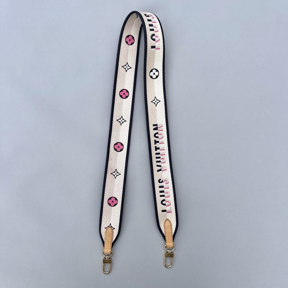 Louis Vuitton Black And Pink Guitar Speedy Bandolier Crossbody Strap